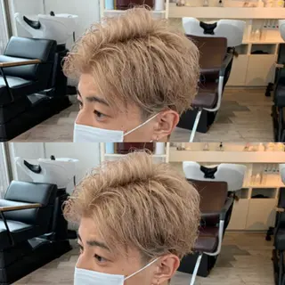 ショート カラー メンズ メンズ専門店 店長 小柳 裕夢のヘアスタイル