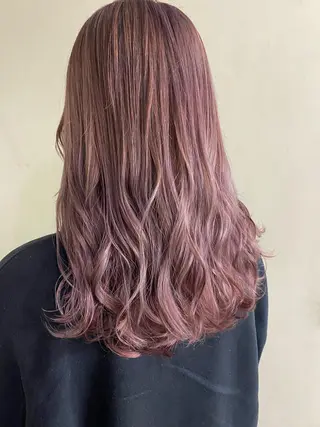 セミロング カラー Legami 熊本（レガーミ）所属・清村 和音のヘアスタイル