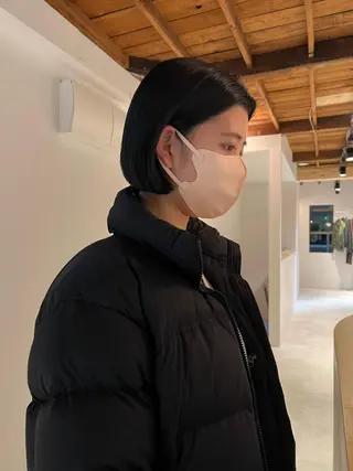 ミディアム カラー io濱川 遥のヘアスタイル