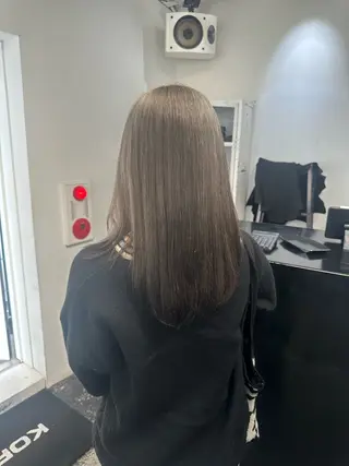 セミロング 🎀ツヤ髪韓国網紅 ヘアミカ🎀のヘアスタイル