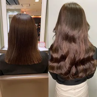 ミディアム 💎馴染むエクステ ×カラーTOMO💎のヘアスタイル