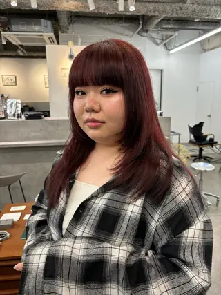 ロング カラー Qin所属・ルーツカラー 🌟 ミキのヘアスタイル