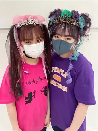 ヘアアレンジ 暗髪🥣アレンジ🎀 FACE。らんのヘアスタイル