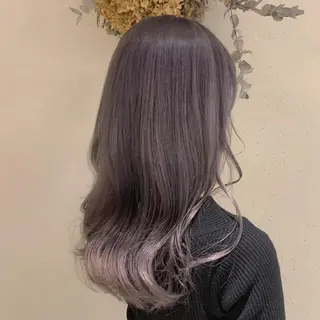 ロング カラー Blue 髪質改善 💎松藤 莉奈のヘアスタイル