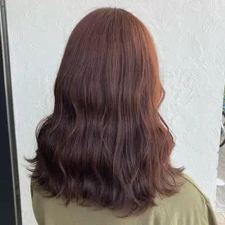 セミロング カラー 💎髪質改善💎 西森千夏のヘアスタイル