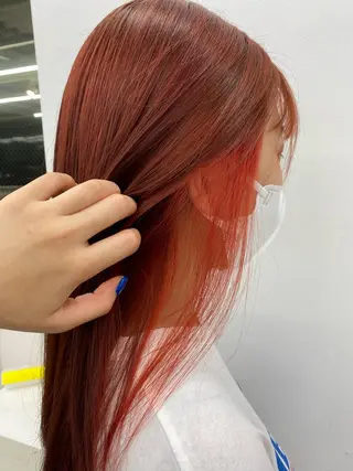 ミディアム カラー プルエクステ/カラー ⭐️KIR̋Aのヘアスタイル