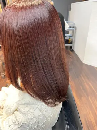 セミロング カラー Michel by chainon    ミッシェルバイシェノン所属・美髪職人/傷ませない カラー/橋本拓弥のヘアスタイル