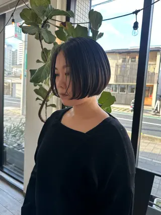 ショート 橋本叶夢/ 透け感お洒落hairのヘアスタイル