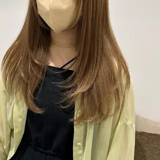 ロング カラー 縮毛矯正/ネイル 🌻ひまわり🌻のヘアスタイル