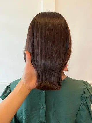ミディアム 狩野 くるみのヘアスタイル