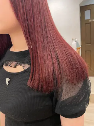 セミロング カラー パーマ ヘアアレンジ 【ツヤ髪美容師】 ツダケイスケのヘアスタイル