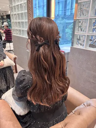 ロング 縮毛矯正\透明感カラ ー\まりんのヘアスタイル