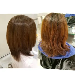 カラー EMANON名古屋所属・美谷添（ミヤゾエ） まどか大人ヘアサロンのヘアスタイル