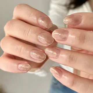 ネイル 𓂃toi. 儚げnuanceのネイルデザイン