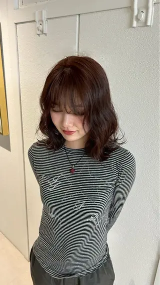 ミディアム Vers所属・松川 帆乃果のヘアスタイル