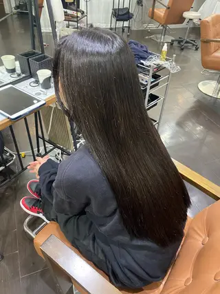 ロング カラー ヘアアレンジ 🍒ᩚ名駅/艶髪 縮毛矯正/あゆ🍒ᩚのヘアスタイル