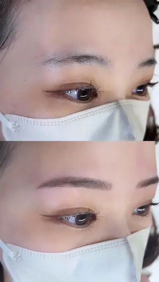 パーマ アイブロウ BEIGE 金山 🌹RUKAのマツエク・マツパデザイン