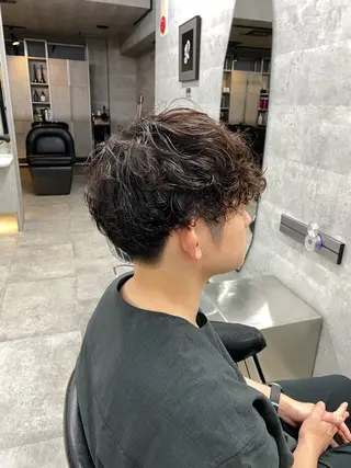 パーマ メンズ riho 🥣🤍のヘアスタイル