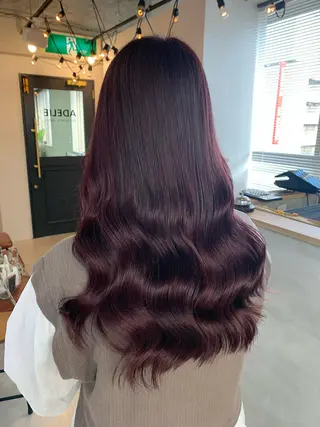 セミロング カラー FRAME+spa&hair roomなんば駅前店所属・🌸MAYU🌸 ハイトーン➕レイヤーのヘアスタイル