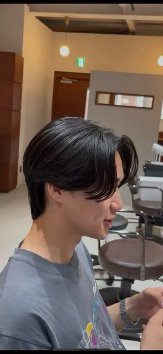 ショート 石本 凌大のヘアスタイル