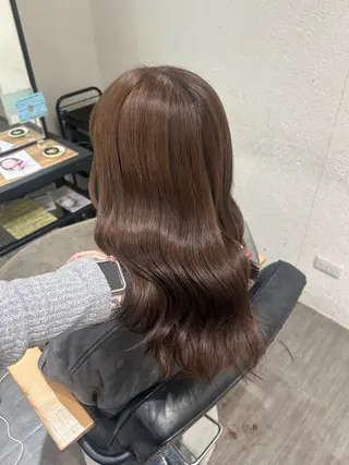 セミロング カラー ヘアアレンジ カラーリスト💟草間 紫音💟のヘアスタイル