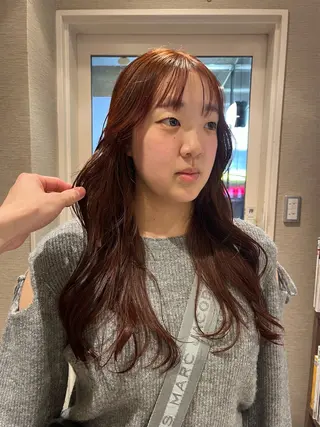 ロング カラー dogstar小林諒 レイヤー/パーマのヘアスタイル