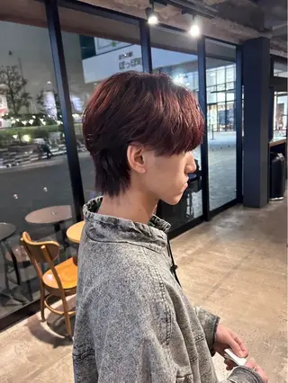 ショート パーマ メンズ 韓国風メンズ/毛流れ ヘアなら須田龍世のヘアスタイル