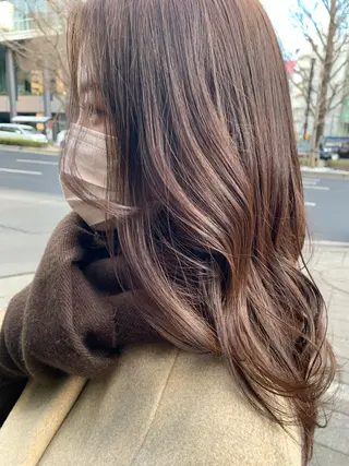 カラー Rina🪄 韓国風レイヤーcutのヘアスタイル