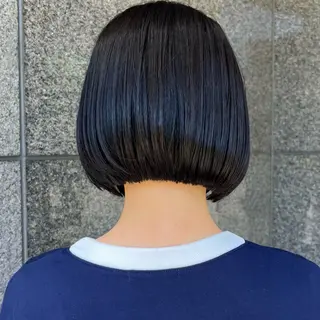 ショート ボブ/ショートボブ/ 岡山駅/別曽遥也のヘアスタイル