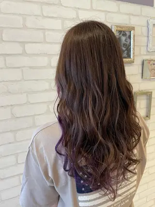 ロング カラー 【髪質改善】 夏目結以のヘアスタイル