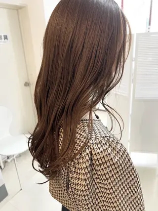 セミロング カラー Sherry/R 三川町 ayakaのヘアスタイル