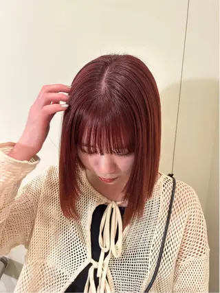 ミディアム 顔周り/レイヤー/ 透明感/あやか💕のヘアスタイル