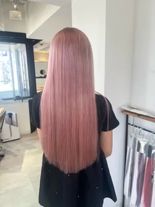 ロング カラー ai 梅田/暖色カラーのヘアスタイル
