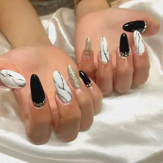 ロング ネイル 金子 彩海のネイルデザイン