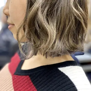 ミディアム カラー 似合わせ小顔カット 🌟神谷 ヨシタカのヘアスタイル