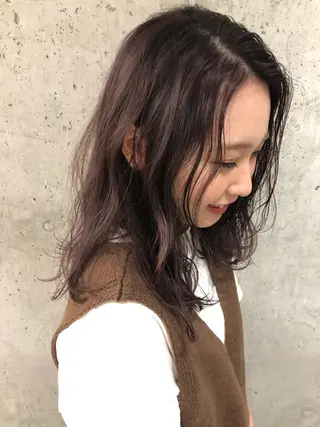 カラー レイヤー/ボブ/ 顔周り/yukinaのヘアスタイル