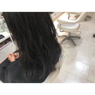 ロング パーマ 池村美月 @透明感カラーのヘアスタイル