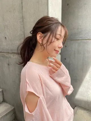 ロング ヘアアレンジ 髪質改善/縮毛/新宿 🫧SUZUKA🫧のヘアスタイル