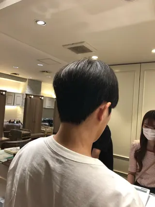 パーマ メンズ 韓国メンズヘア シンユウのヘアスタイル