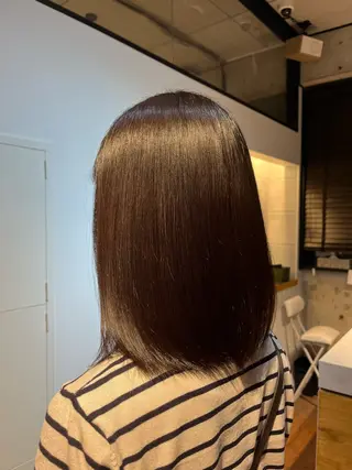 ミディアム カラー/ブリーチ 岸谷真幸のヘアスタイル