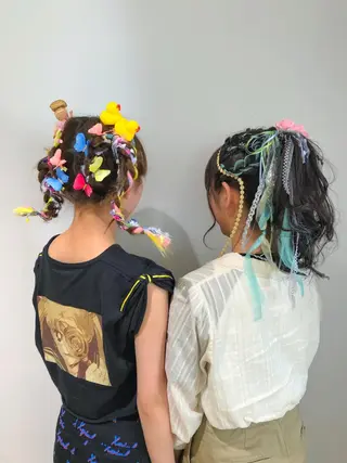 セミロング ヘアアレンジ oggi +KENJE所属・大平 美沙のヘアスタイル