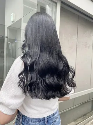 ロング カラー 🦋重くない暗髪🦋 Hana🦋のヘアスタイル