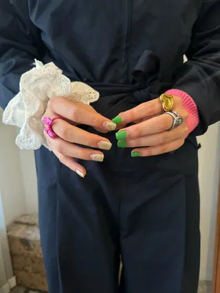 ネイル handsome所属・miura ichikaのネイルデザイン