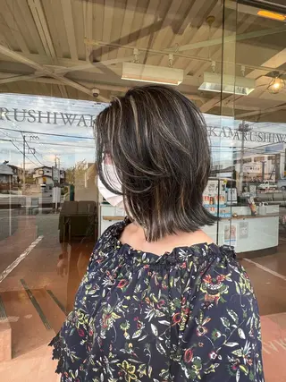 カラー slow所属・名取 純平のヘアスタイル