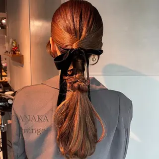 ヘアアレンジ charm《銀座》 ヘアセット/縮毛矯正のヘアスタイル