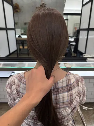 ロング カラー YUTO歴9年 ベージュの透明感得意のヘアスタイル