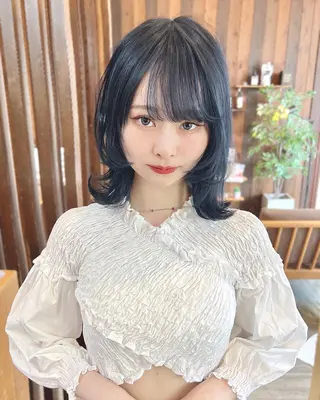 ミディアム 具志 正太のヘアスタイル