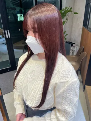 ロング カラー yuuri🎀/大宮 /韓国ヘア/レイヤーのヘアスタイル