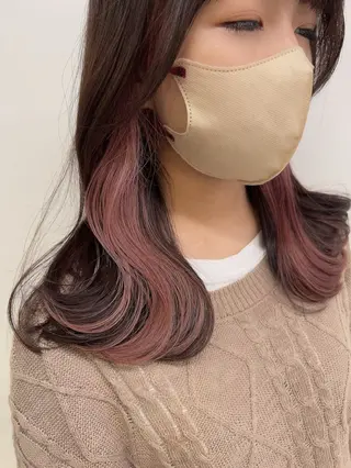 ロング カラー 🥞ベージュ系カラー 【すずきりほ】🥞のヘアスタイル