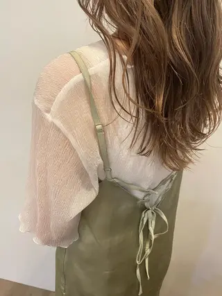 ロング カラー 髪質改善ストレート/ 東徳嶺 みくのヘアスタイル